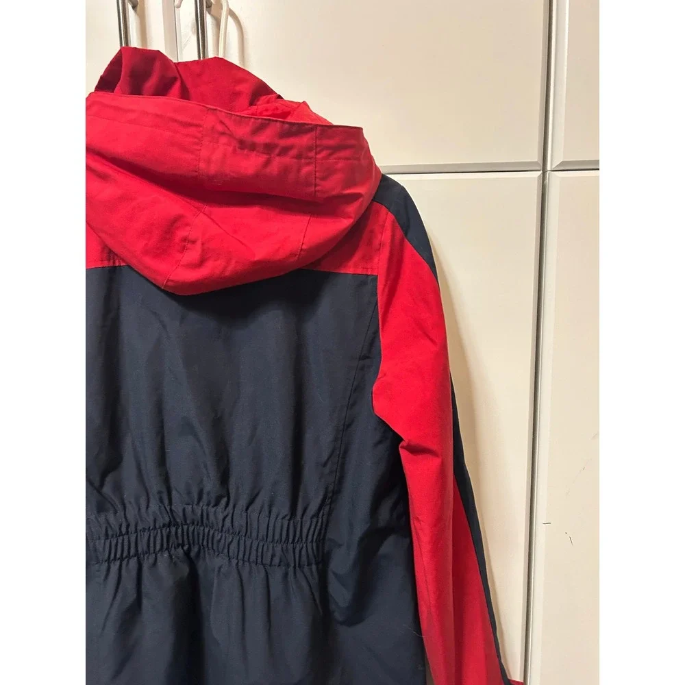 Tommy Hilfiger Mens 3-in-1‎ All Weather System Jacket Red Navy Blue Hooded Small